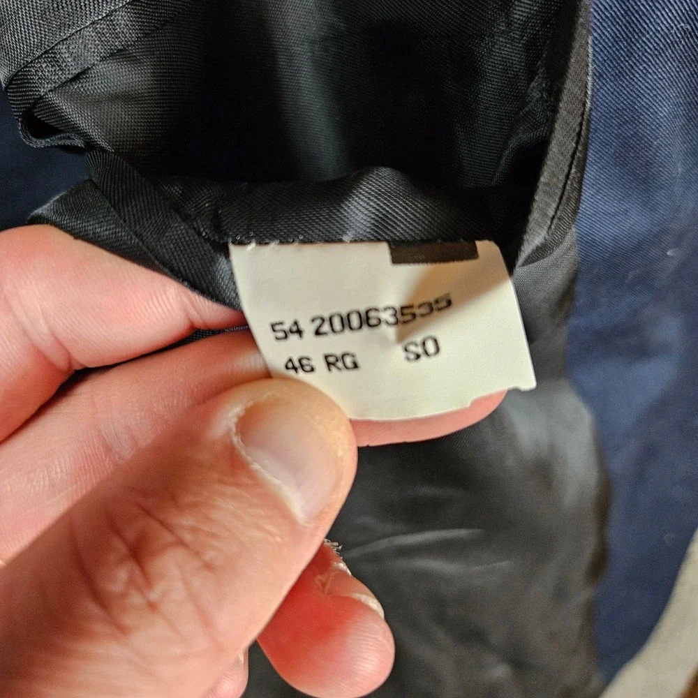 Brooks Brothers 346 Mens Navy Blue Cotton Sport Coat Blazer 46 Reg